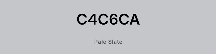 Webcrafter-Farbpalette Beispiel Grau